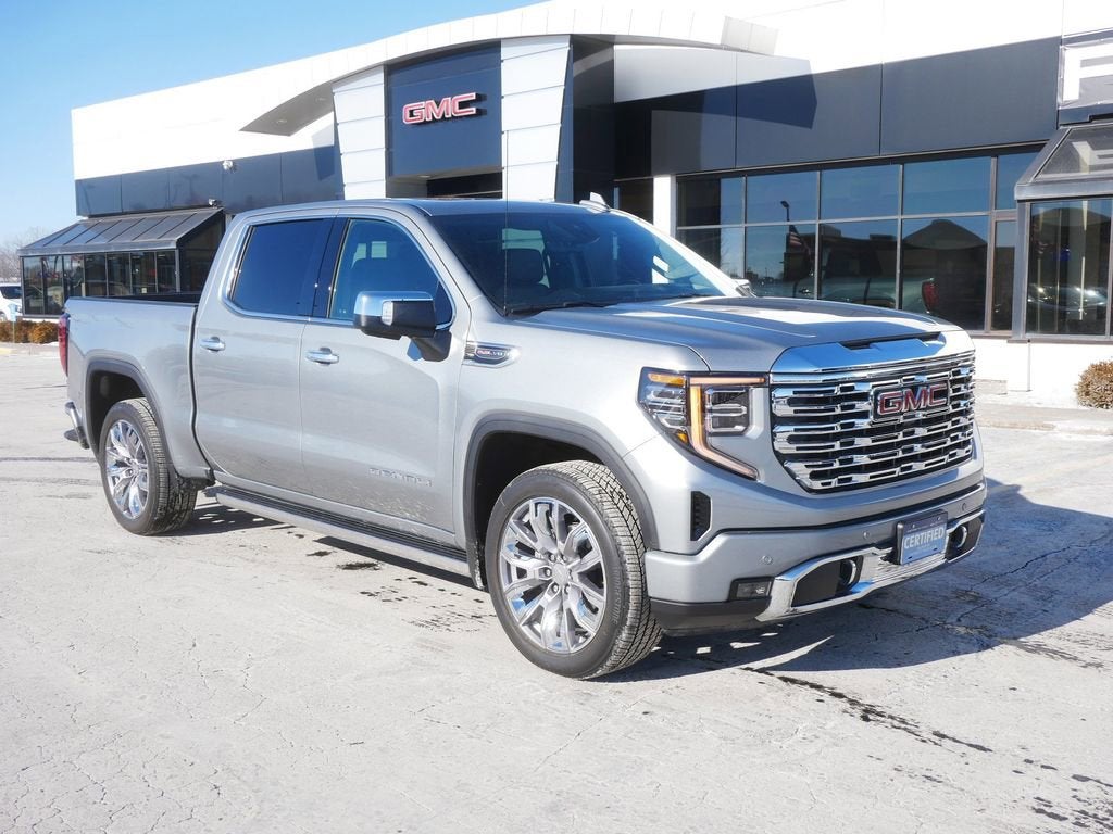 Certified 2025 GMC Sierra 1500 Denali with VIN 1GTUUGEL3SZ191137 for sale in Forest Lake, Minnesota