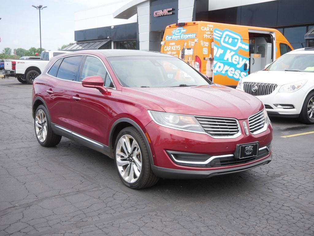 Used 2016 Lincoln MKX Reserve with VIN 2LMTJ8LR2GBL79109 for sale in Forest Lake, MN