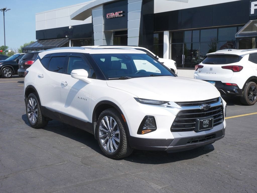 Used 2022 Chevrolet Blazer Premier with VIN 3GNKBLRS6NS152817 for sale in Forest Lake, Minnesota