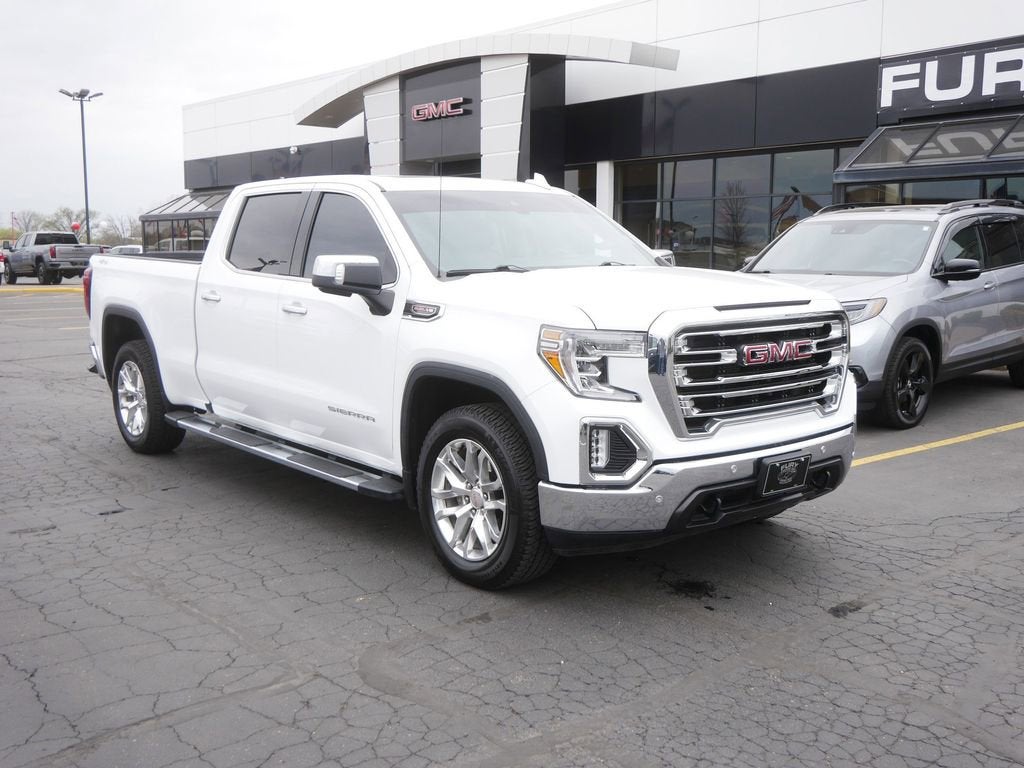 Used 2020 GMC Sierra 1500 SLT with VIN 3GTU9DEL2LG202825 for sale in Forest Lake, Minnesota