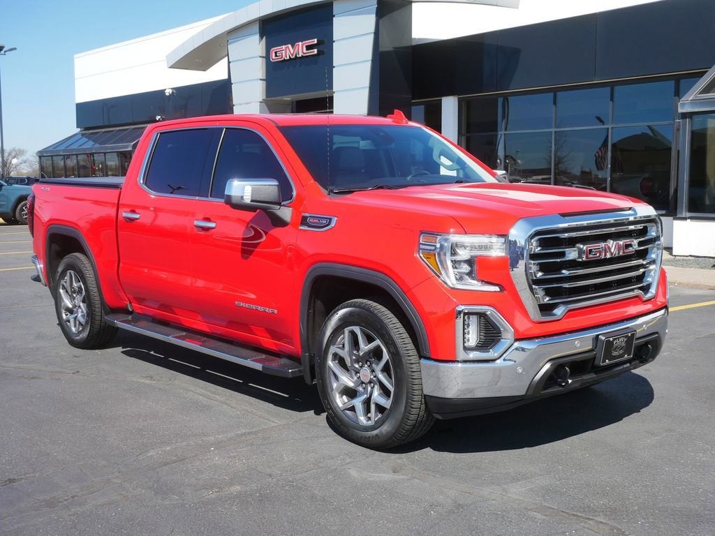 Used 2020 GMC Sierra 1500 SLT with VIN 3GTU9DEL8LG166705 for sale in Forest Lake, Minnesota
